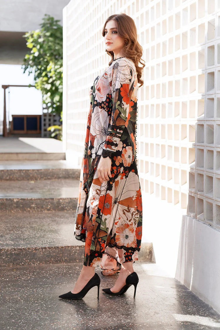 CF1219- Winter 3PC Dhanak all over Printed Suit