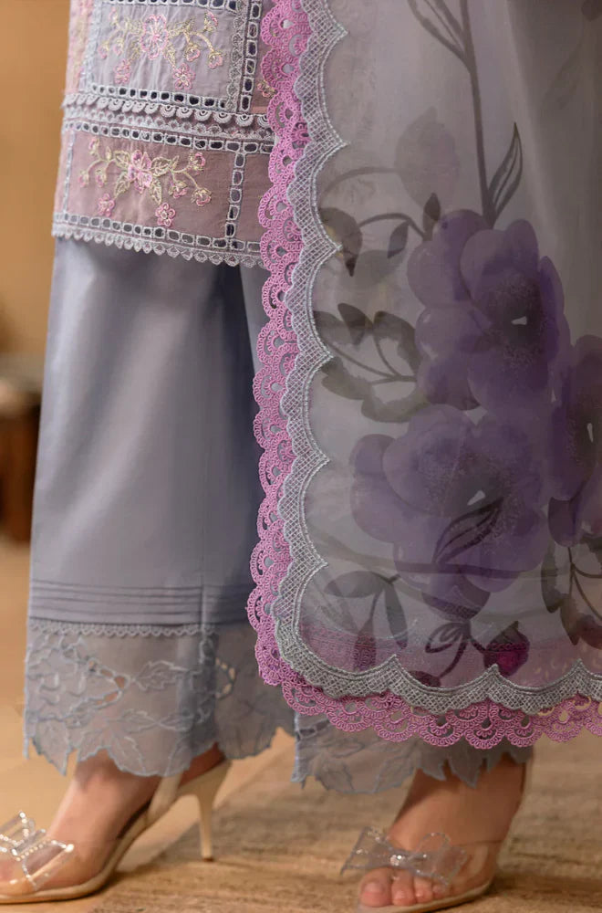 CF1064 - Saira Rizwan 3PC Lawn Chickenkari Embroidered Suit