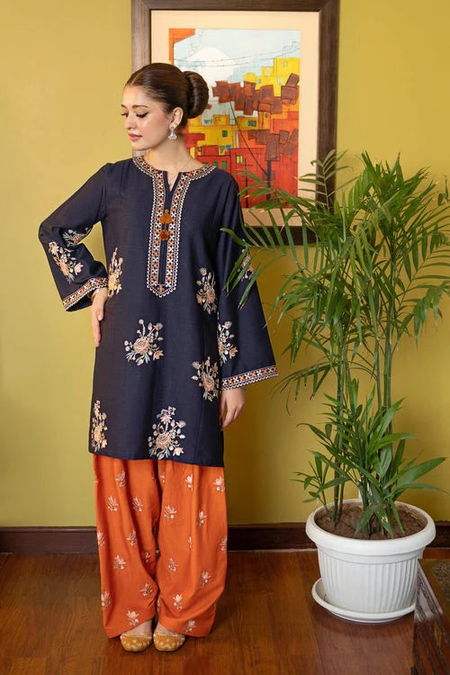 CF1298 URGE PRET CHAAND 2Pc SUMMER LAWN FARSHI SHALWAR