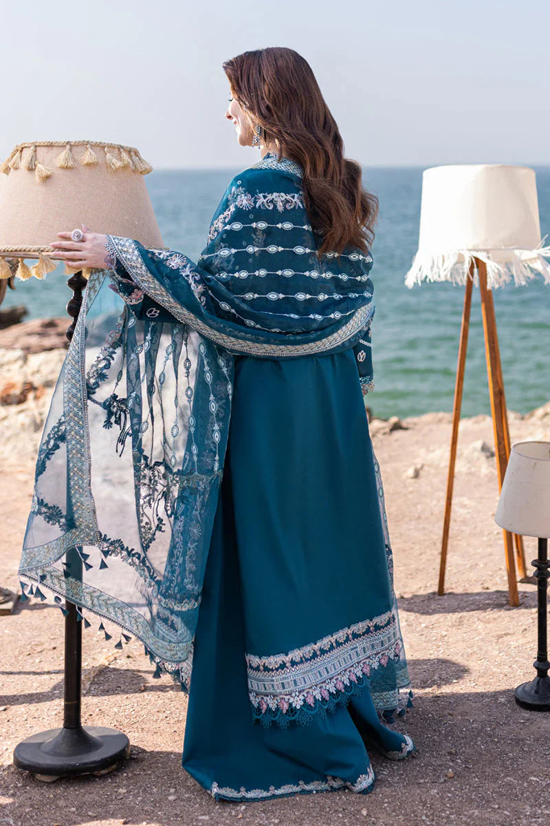 CF1035 - Qalamkar 3 Piece Chickenkari Embroidered Lawn Suit