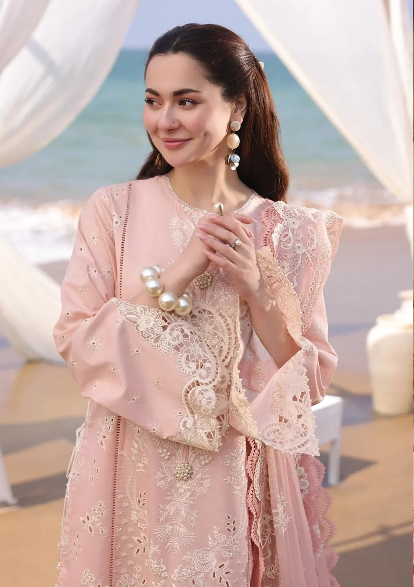CF1042 - Imrozia Serene Hania Luxury Lawn 3Pc Suit