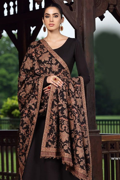 CF880-WINTER Dhanak Suit with Heavy Embroidered Dhanak Shawl