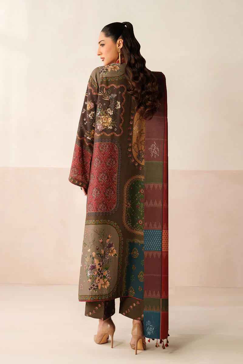 CF1225 Charizma - Winter 3PC Karandi Digital Print Dress