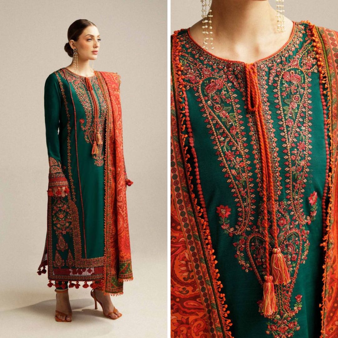 CF994 - Rehan Rehar 3 Piece Embroidered Lawn Suit