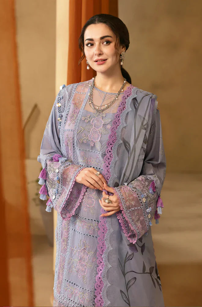 CF1064 - Saira Rizwan 3PC Lawn Chickenkari Embroidered Suit