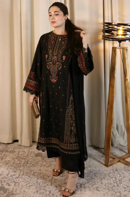 Zara Shahjahan - Summer 3PC Lawn Embroidered Suit