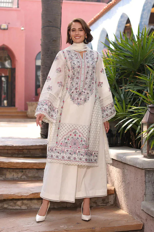 CF1067 - Breeze 3PC Lawn Embroidered Suit
