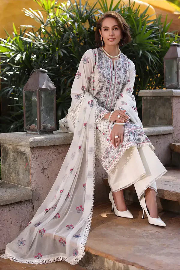 CF1067 - Breeze 3PC Lawn Embroidered Suit