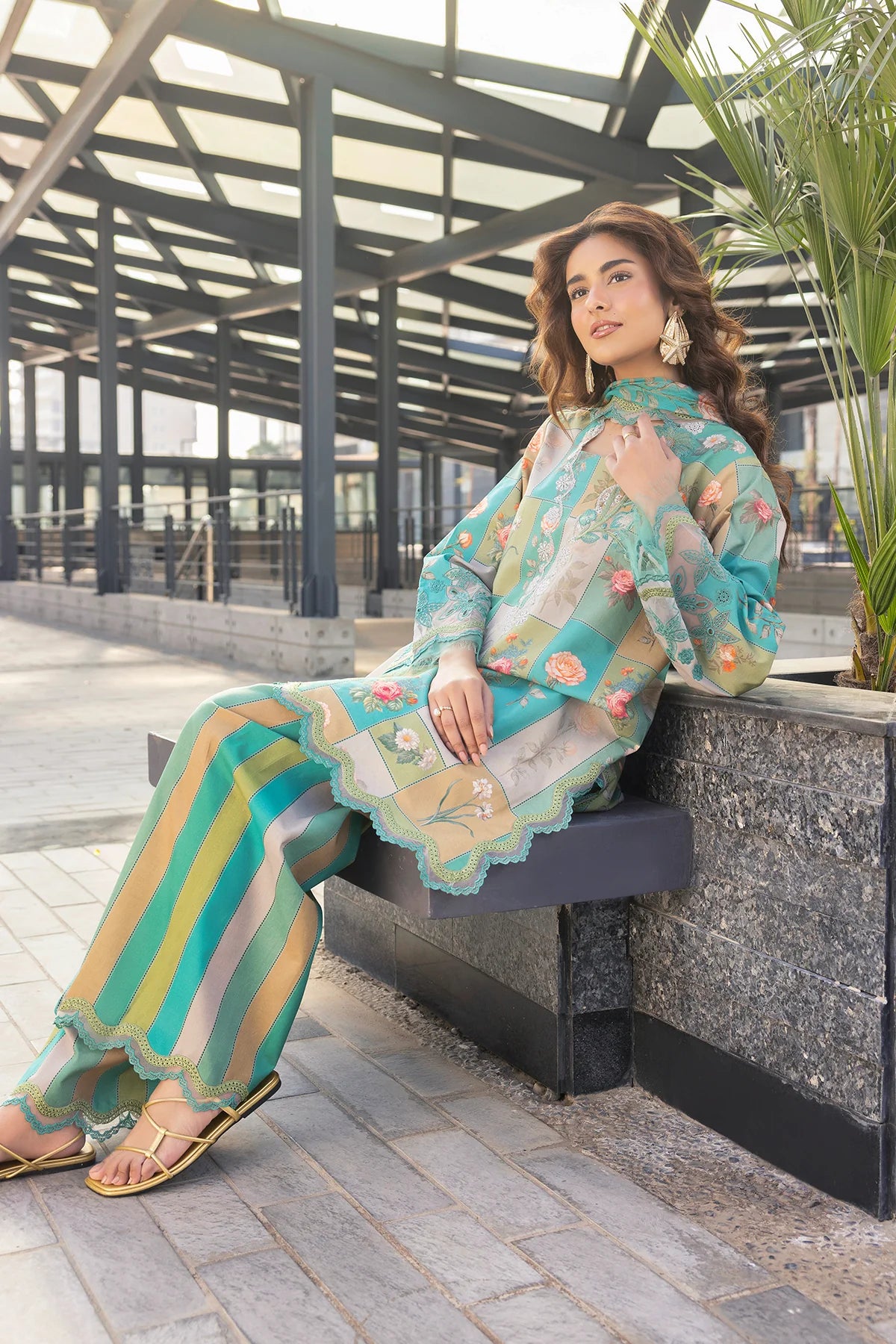 3-PC Unstitched Embroidered Lawn Collection