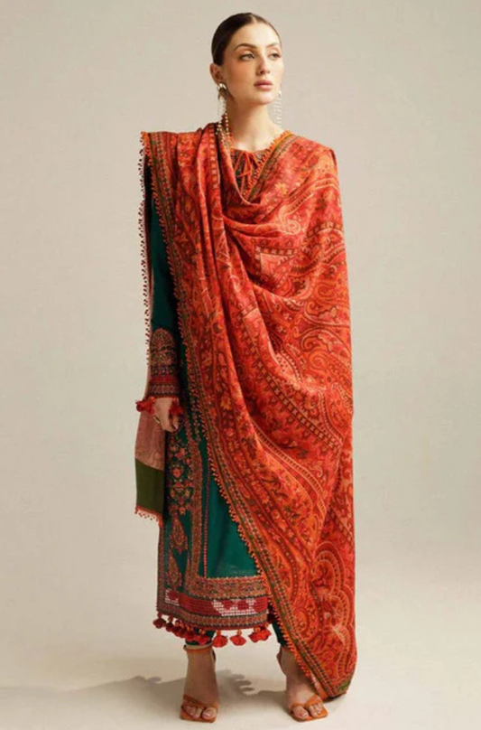 CF994 - Rehan Rehar 3 Piece Embroidered Lawn Suit