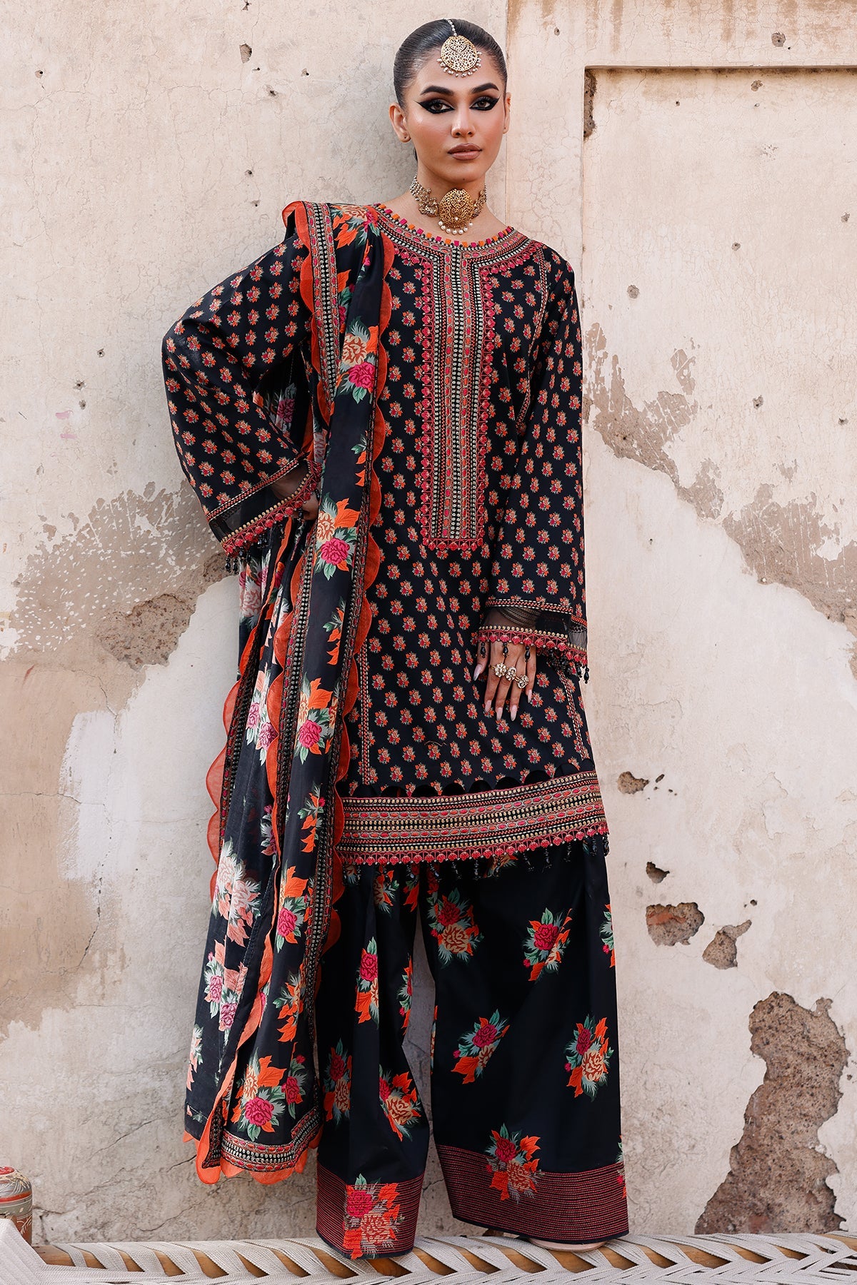 3-PC Unstitched Printed  Lawn Collection