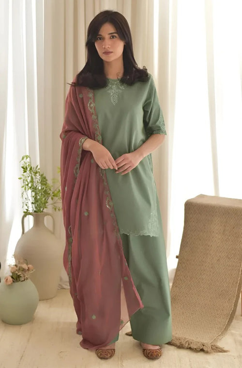 Summer 3PC Lawn Embroidered Suit