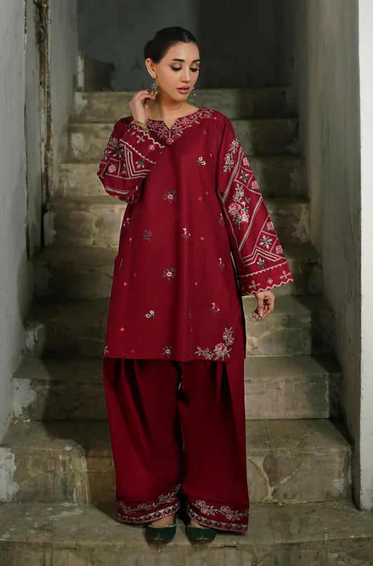 Embroidered 2pc Lawn Dress