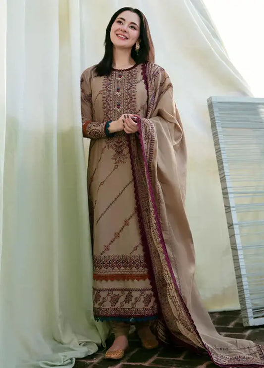 CF1253 Florent - Winter 3PC Dhanak Embroidered Suit -