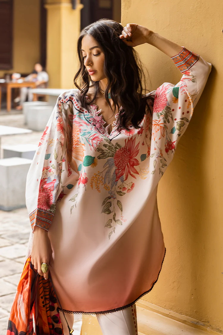 CF1264 MUSHQ-3PC LAWN PRINTED SHIRT WITH CHIFFON PRINT DUPATTA AND PRINT TROUSER