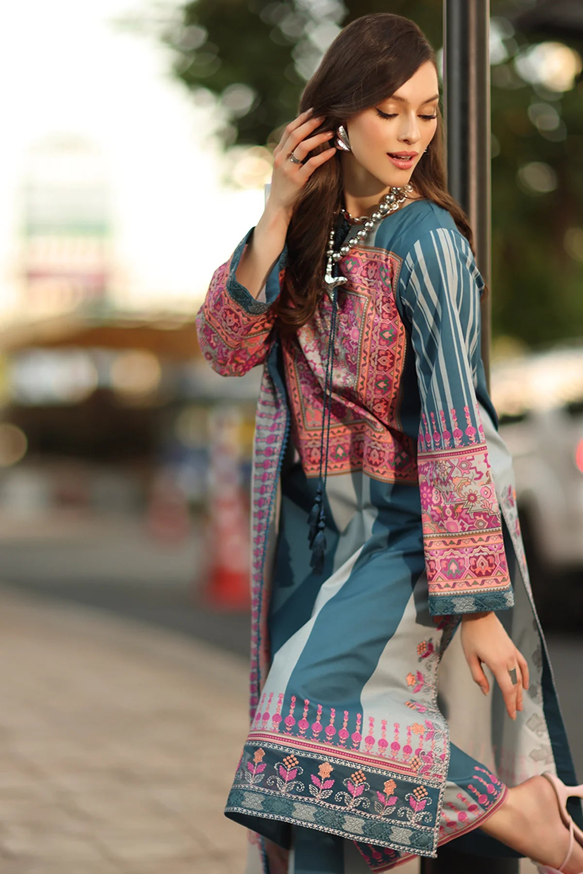 3-PC Unstitched Embroidered Lawn Collection