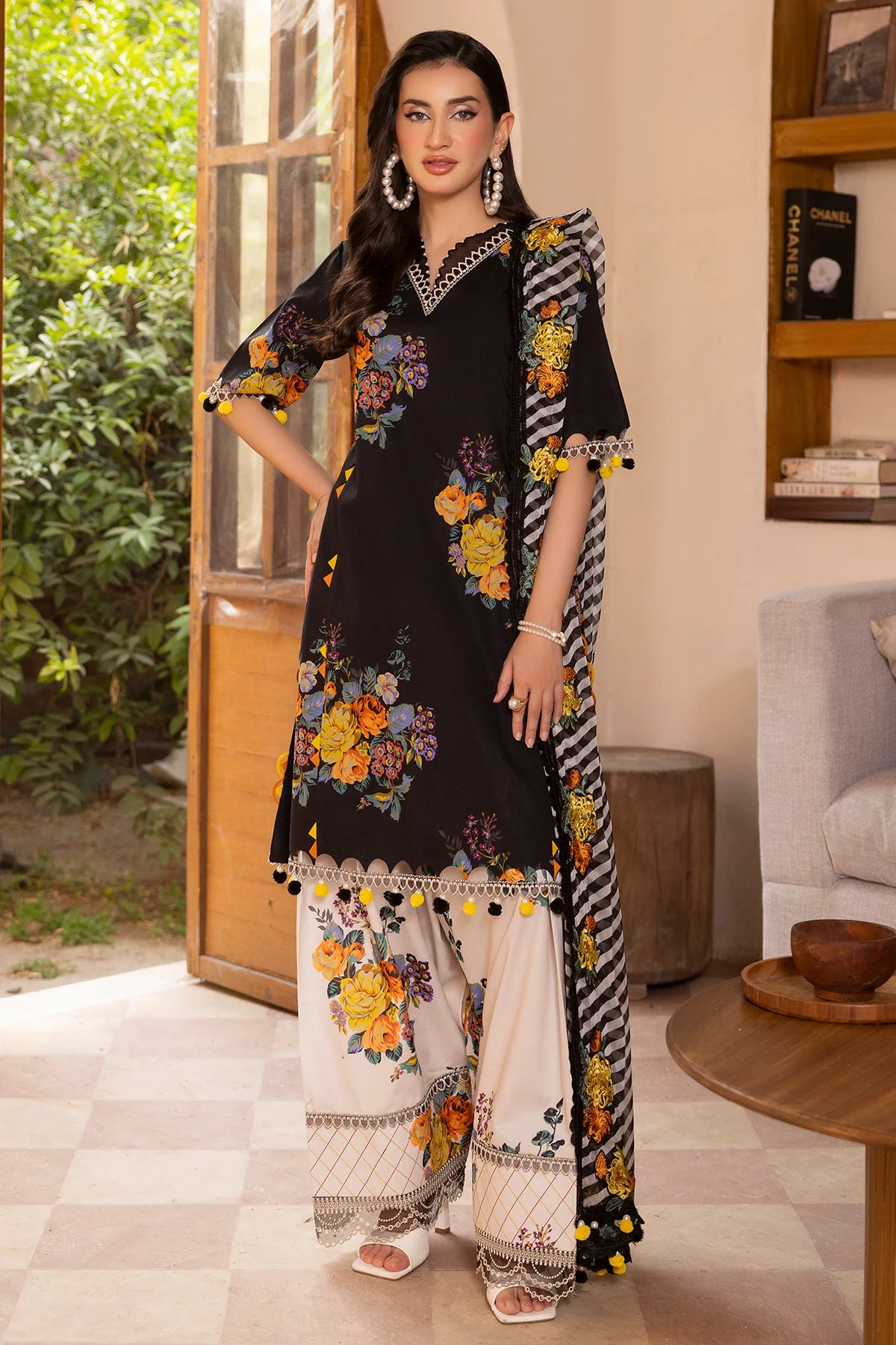  3-PC Unstitched Printed  Lawn Collection