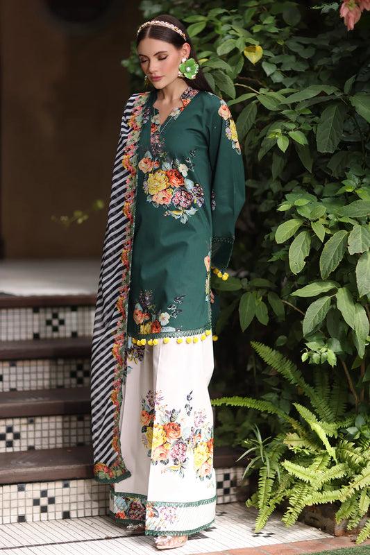  3-PC Unstitched Printed  Lawn Collection
