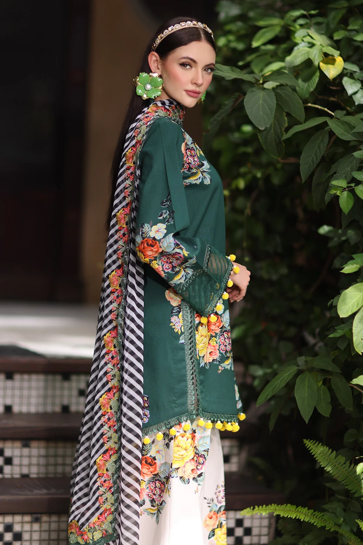  3-PC Unstitched Printed  Lawn Collection